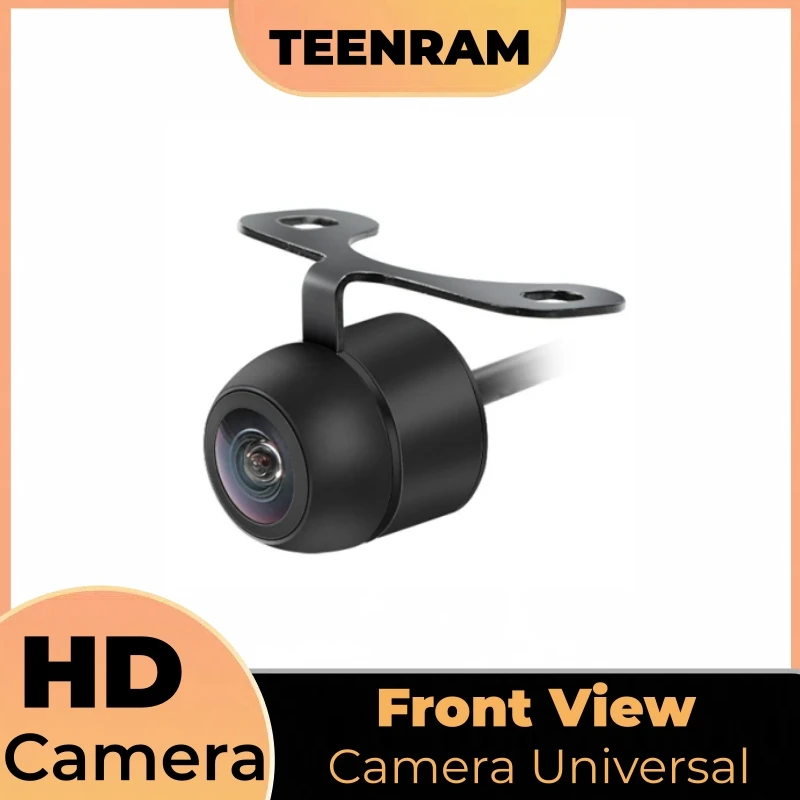 TEENRAM 16.5mm Mini Front View Camera Car Universal CCD IP68 Waterproof Night Vision Wide Angle 170° Butterfly Design HD Image
