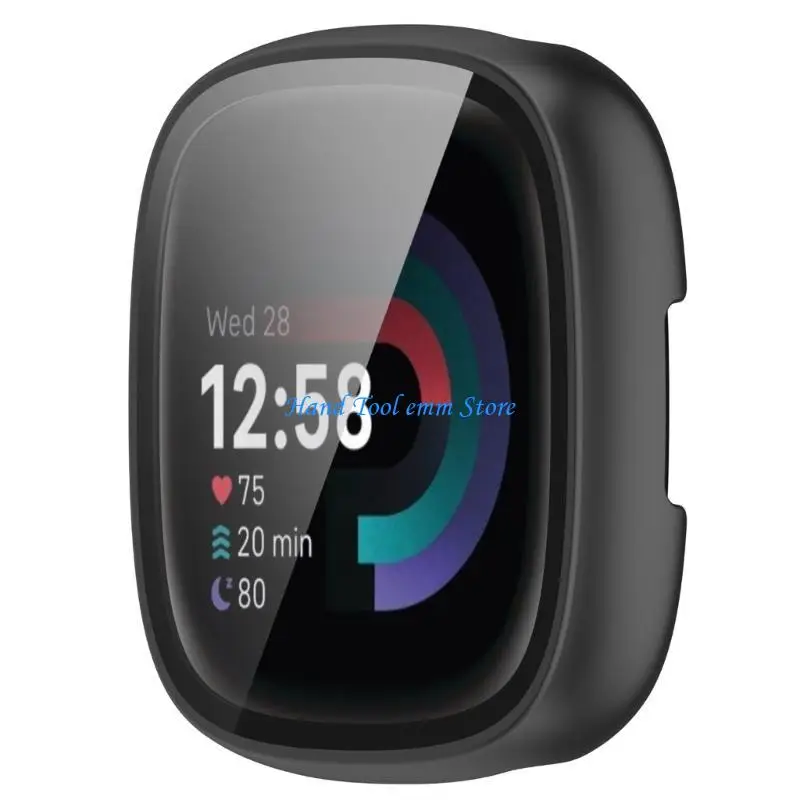 

H37F Smartwatch Anti-dirt Cover Case Waterproof Protector Housing Washable Bumper Shell for Sense2/Versa4 Watch