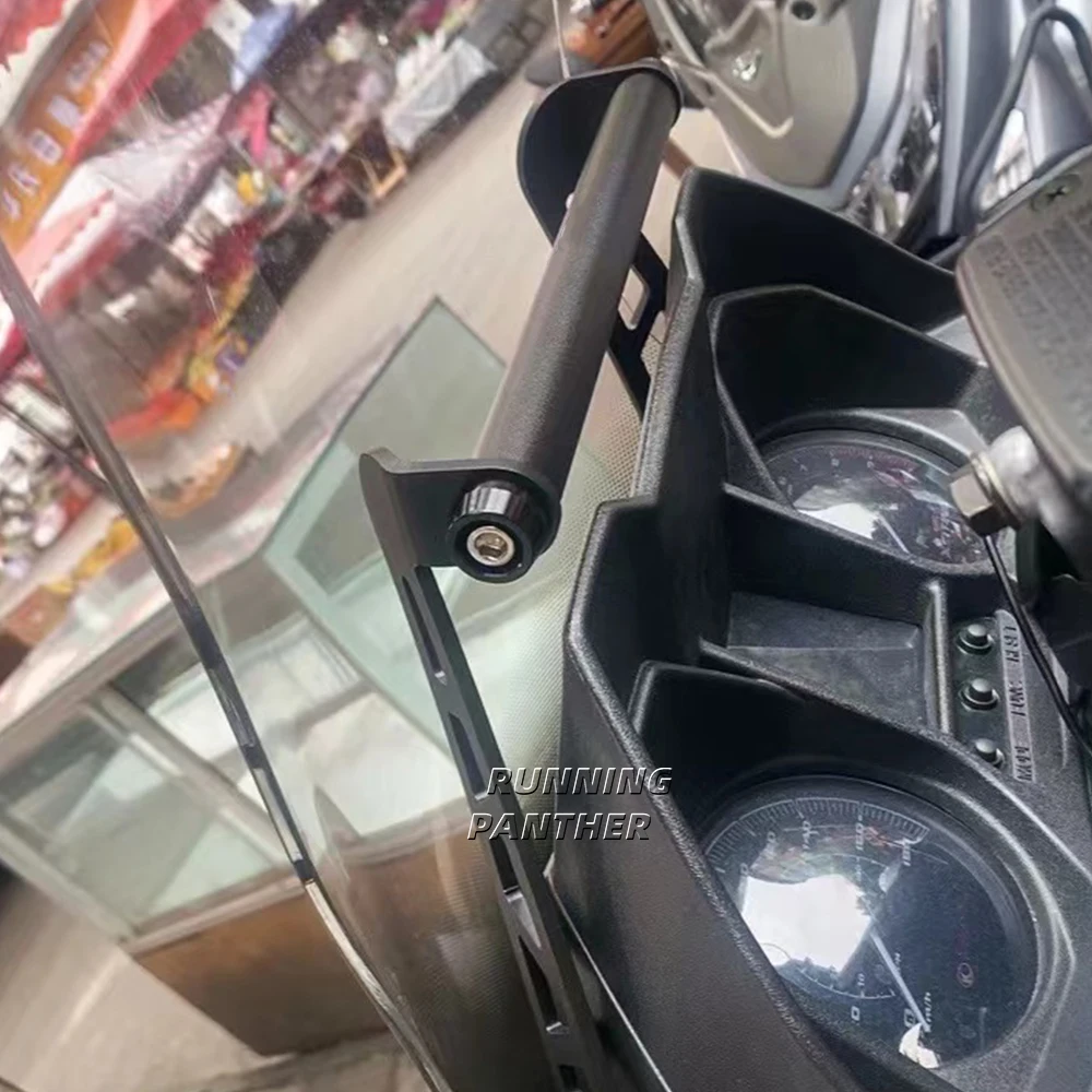 KYMCO 다운 타운 350 300i Xciting 250 400 s400 오토바이 GPS 네비게이션 플레이트, USB 충전기, 휴대폰 거치대 스탠드 브래킷