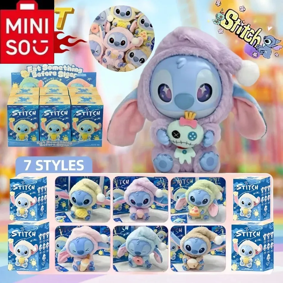 2025A 애니멀 파티 시리즈 블라인드 박스 장난감 스티치 귀여운 미스터리 박스 플로킹 푹신한 인형 데코 선물 가방 펜던트 귀여운 장난감