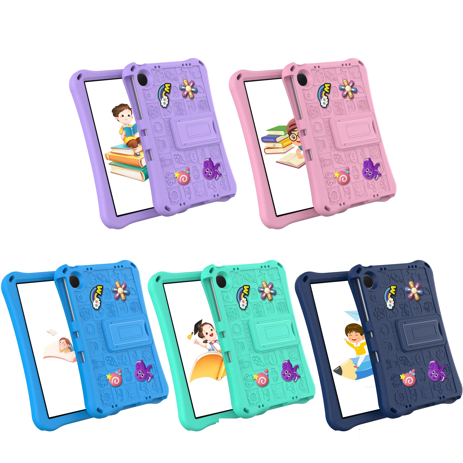 

EVA Kids StandCase For Samsung Galaxy Tab A11 plus 2025 A9 plus x210 Tablet Cover For Tab A7 Lite 8.7 2021 T225 A 8.0 2019 t290
