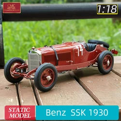 CMC 1:18 FOR  BENZ SSK SSKL Classic car alloy model Classic car model static display festive gift collection