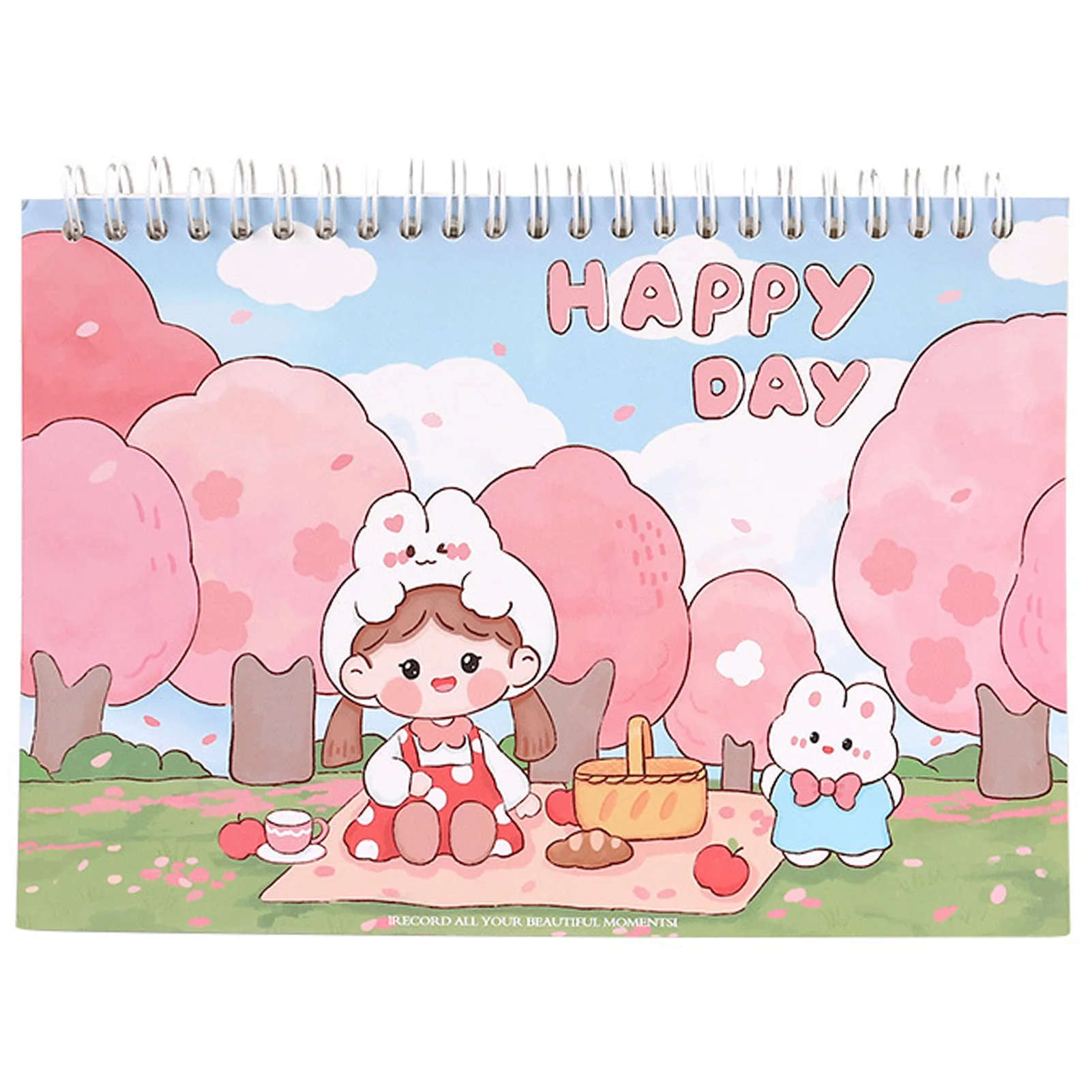 Cartoon Notebook　Hand Account Sticker Book Double Sided Multi-use DIY Collecting Handbook Suitable for Home Office School