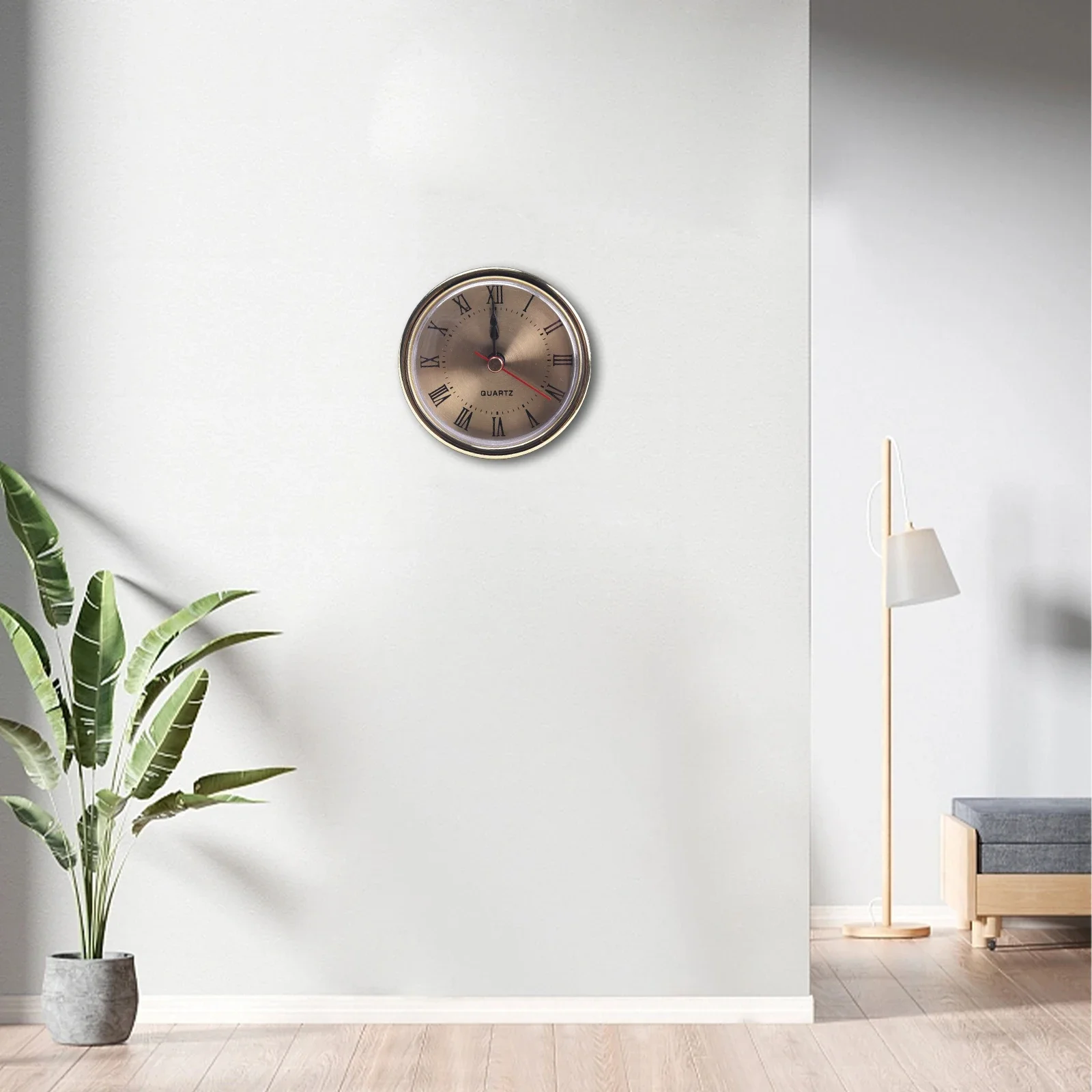 Clock Inserts 65MM Clock Movement Replacement Powered By 1.5V AAA Battery Replace Old Clock Faces Suitable For Crafts