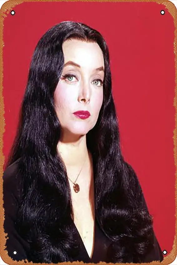 Metal Tin Sign   - Carolyn Jones, (1964) - Poster Metal Plaque Cafe, Bar, Home Wall Decor, lirushou01211