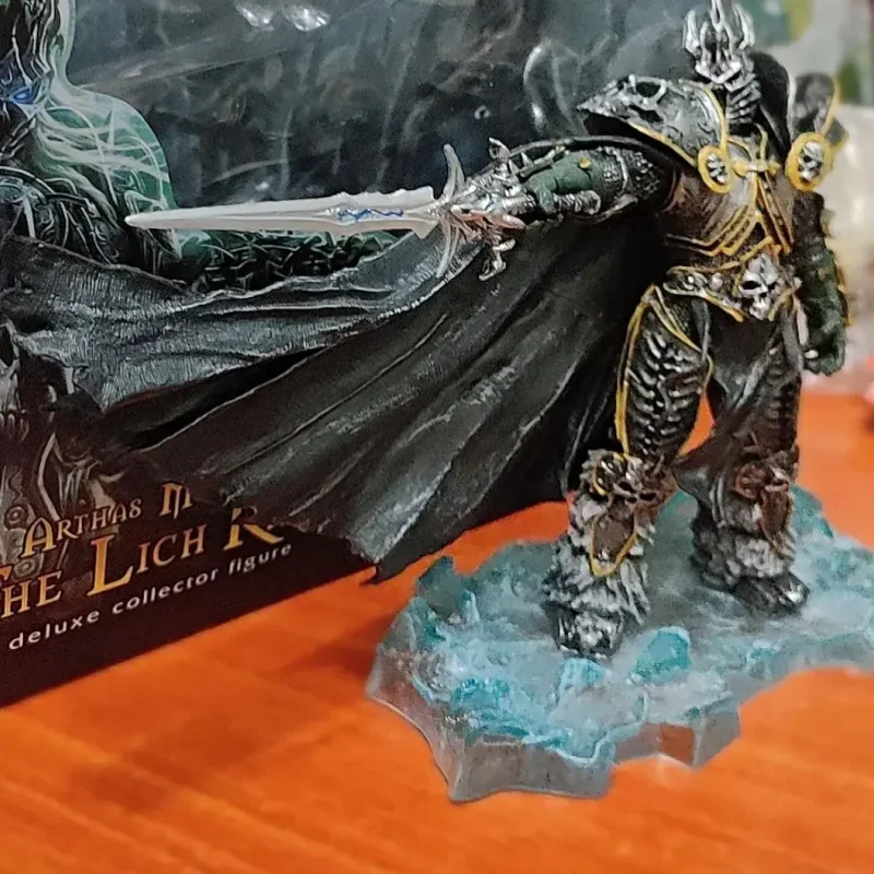 

Новый персонаж Wow Fall Of The Lich King Arthas Menethil, экшн-фигурка, модель игрушки, подарки, кукла 16 см, 23 см