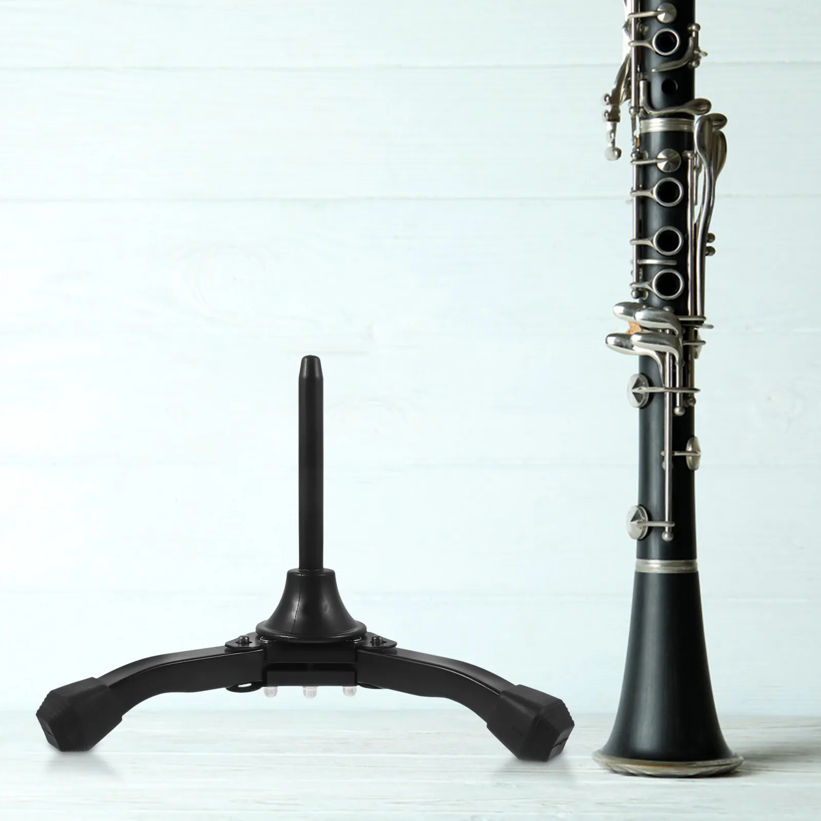 

Складная подставка для кларнета, флейты, гобоя, портативная, легкая, прочная, нескользящая, профессиональная подставка для музыкальных инструментов