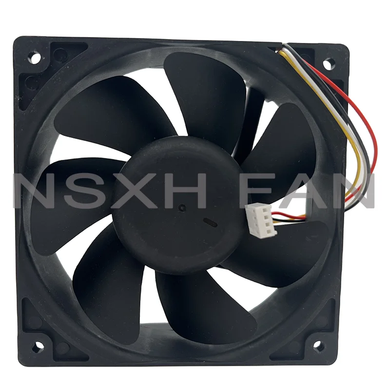 Caixa do computador CPU Cooling Fans, 120x120x38mm, 12cm, P1238B24H, DC 24V, 0.5A, 4 fios, 4 pinos, 120x120x38mm