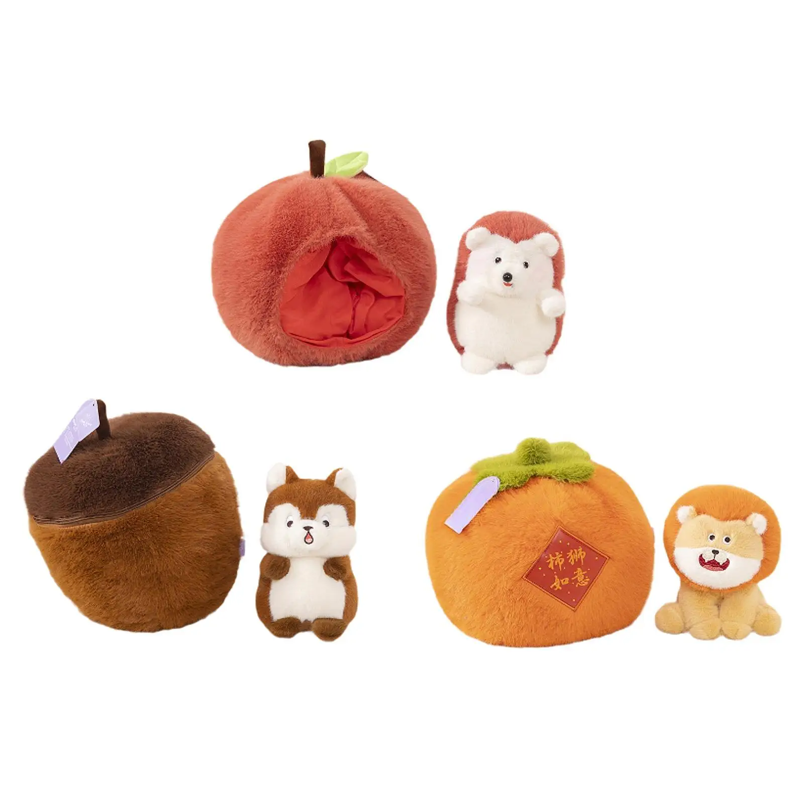 Stuffed Animal Toy Cute Stuffed Animal Plaything for Office Home Decoration