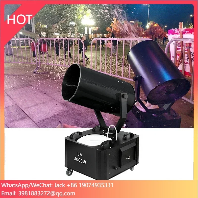 Hot Sale And Easy Operate 3000 Kw Stage Simulation Snowflake Snow Machine Snow Jet Machine For Wedding Celebration