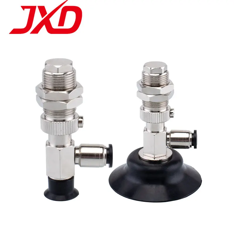 

JXD PISCO Pneumatic Suction Cup VPC/VPD15/20/25/30/40RN-6J Single Layer Round Black NBR Vacuum Sucker Set