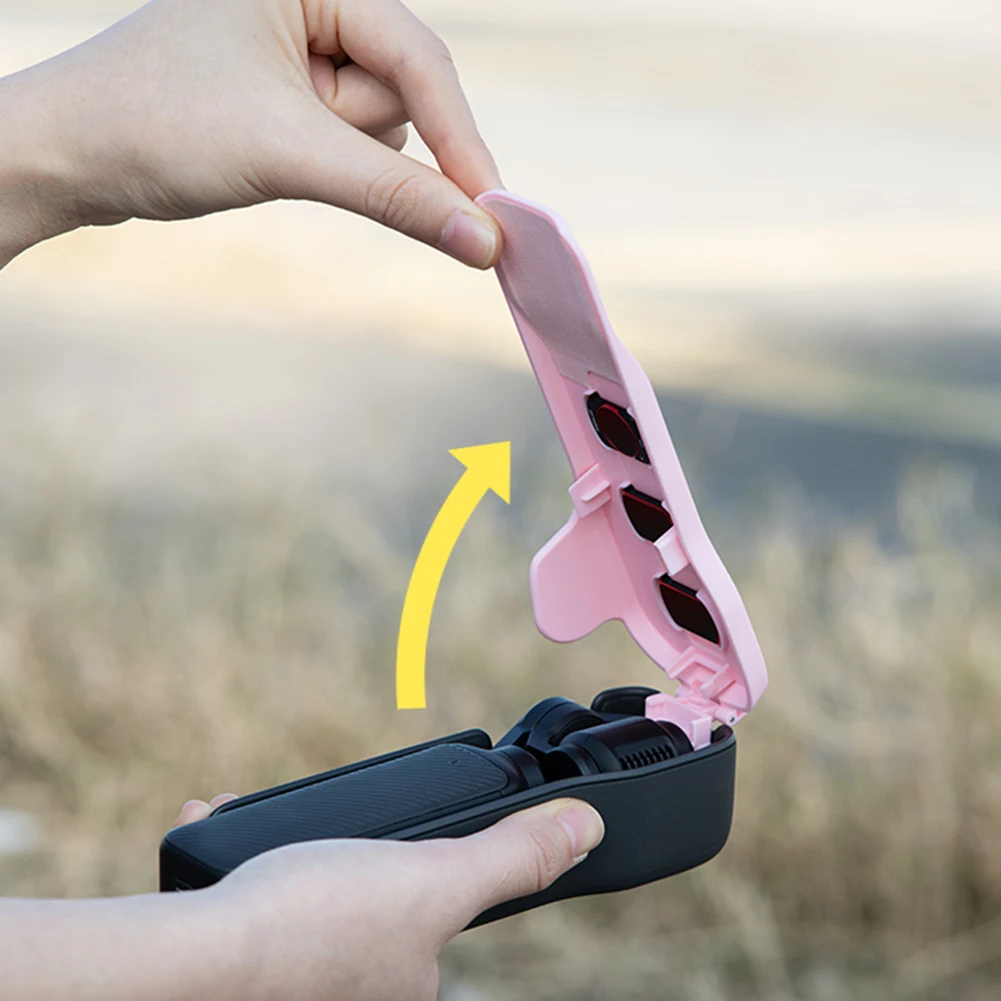 Защитный чехол для DJI Osmo Pocket 3, откидная крышка для предотвращения столкновений, быстросъемный чехол, защитный чехол, аксессуары для камеры