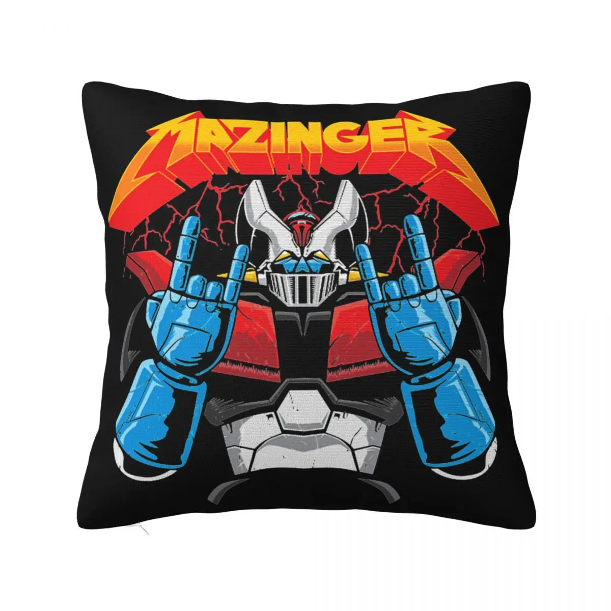 Mazinger Z Grendizer Square Pillow Case Goldorak Actarus Cushion Covers Zippered Decorative Throw Pillow Case Cover Home 40*40cm