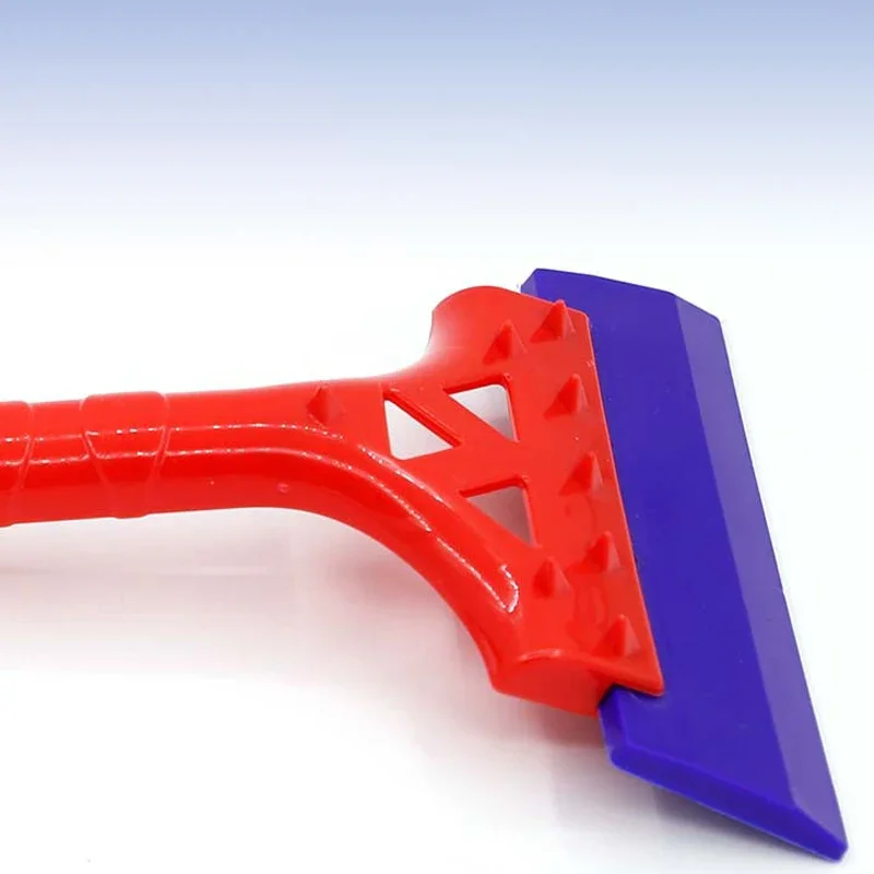 Long Handle Car Window Clean Scraper Soft Rubber Blade Squeegee Wiper Winter Windshield Trucks Roofs Snow Removal Shovel Tool