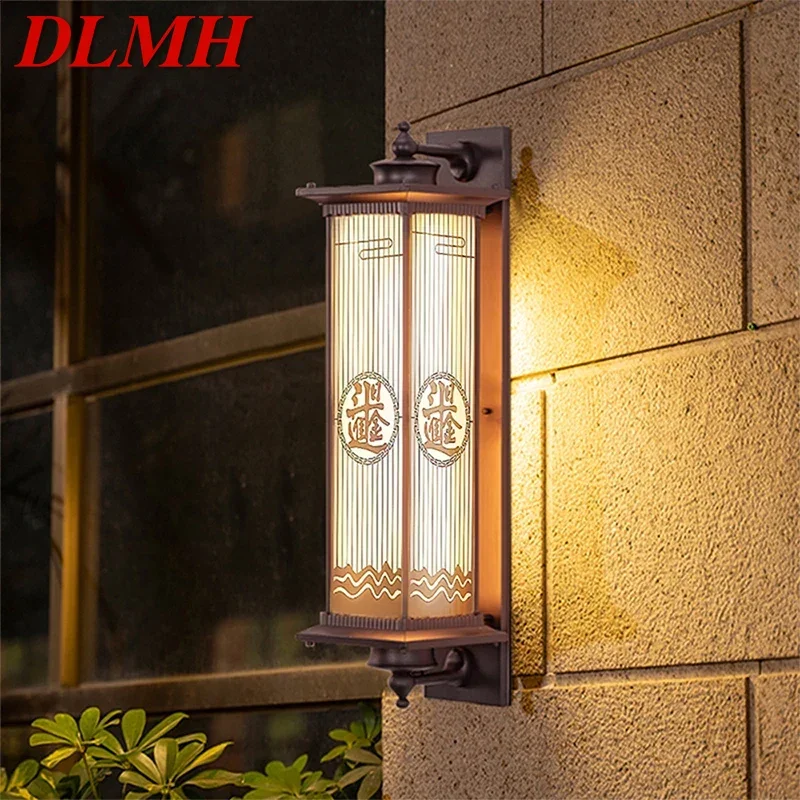 Dlmh-現代的な屋外LEDウォールランプ,シンプル,防水,バルコニー,廊下,パティオ,ヴィラ,ドア,ホテル