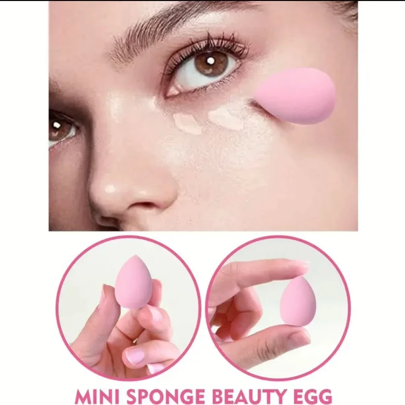 12pçs conjunto de ferramentas de maquiagem esponja triângulo pó puff dedo sopro de ar para maquiagem impecável ferramenta de beleza