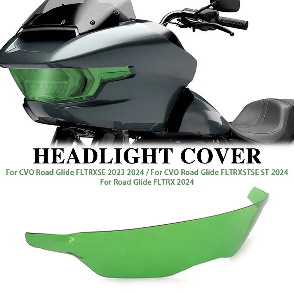 

Motorcycle Accessories Multicolor Headlight Protector Fairing Headlight Cap for CVO Road Glide FLTRXSE ST Road Glide FLTRX 2024