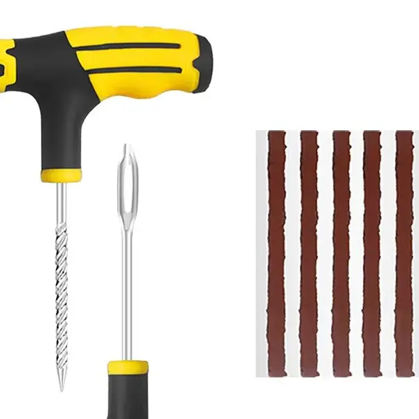 

Инструмент для ремонта автомобильных шин, набор инструментов для ремонта шин, набор инструментов для шиповки, авто велосипед, бескамерная заглушка для прокола шин, гаражные инструменты с резиновой полосой