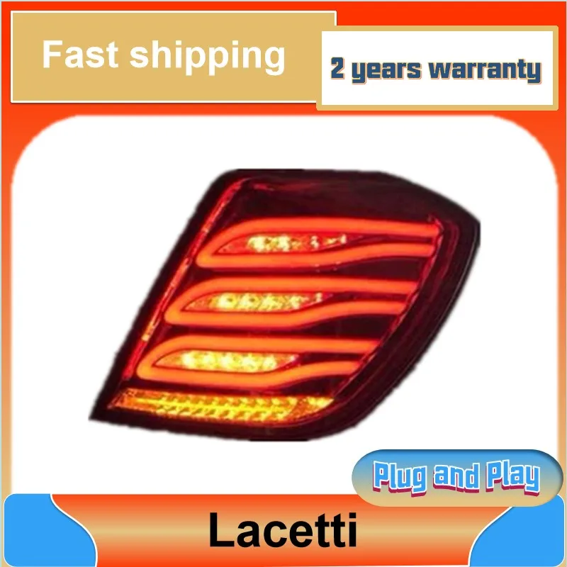 Car Styling for Chevrolet Lacetti Rear Light 2008-2014 Lacetti Tail Light Rear DRL Fog Brake Reversing Turn Signal