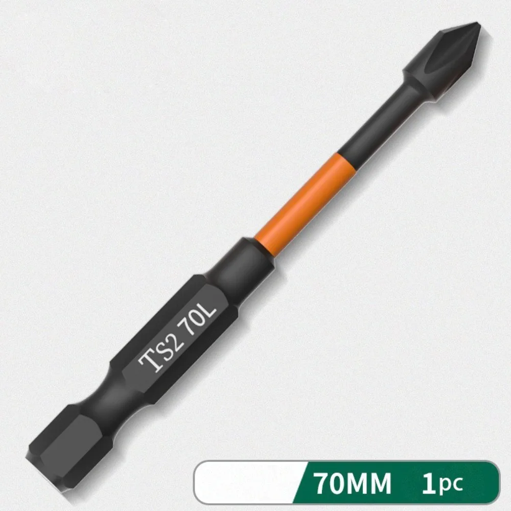 New Portable Anti-shock Screwdriver Bit Non-slip Wear-resistant Driver Bit Multiple Specifications Durable Cross Drill Bit