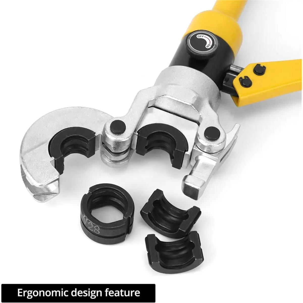 A78I 5 Pieces Press Jaws V Contour, V12/15/18/22/28 mm Contour for Crimping Pliers Copper Pipe