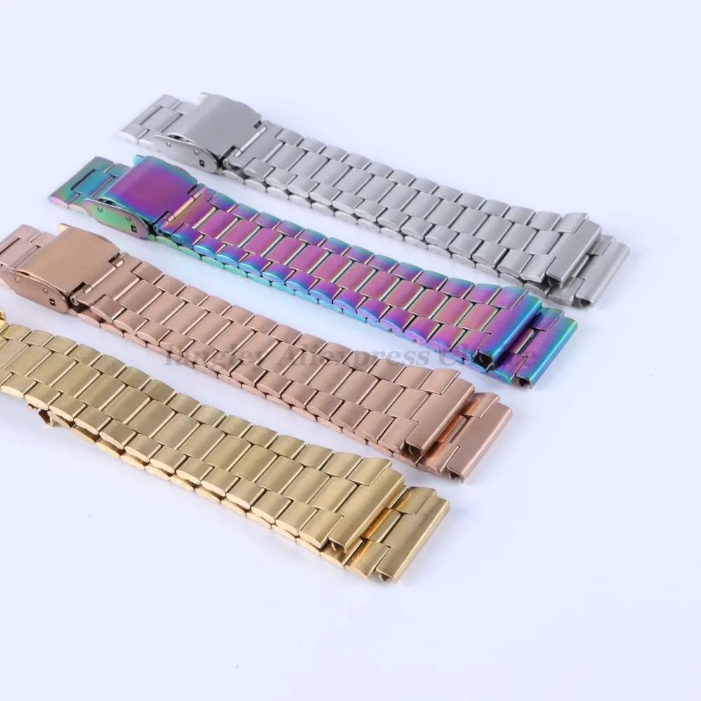 Stainless Steel Strap For CASIO F91W F84 F105 F108 A158 A168 AE1200 AE1300 B650 AQ230 AE500W Classic Small Square Metal Bracelet