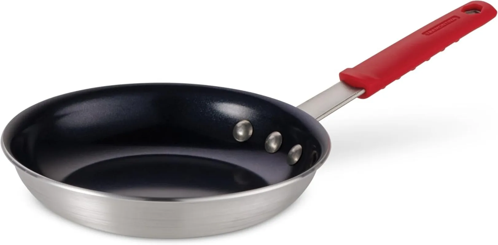 

8-дюймовая сковорода с антипригарным покрытием, сковорода с керамическим покрытием, можно мыть в духовке и в посудомоечной машине, алюминий для тяжелого манометра, идеальная сковорода для яиц, черная