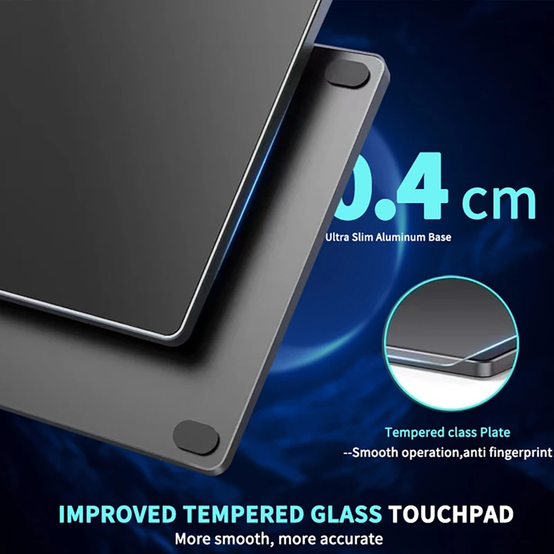 

Portable USB Wired Multi-Touch Trackpad Aluminum Slim Touchpad Mouse for Window Desktop/Laptop/Notebook Computer PC