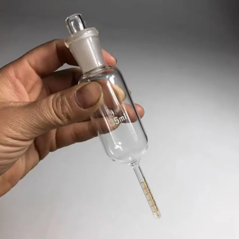 

1pcs Special centrifuge tube for sulfuric acid meter 35ml glass instrument sulfate root measuring tube scale 0-6