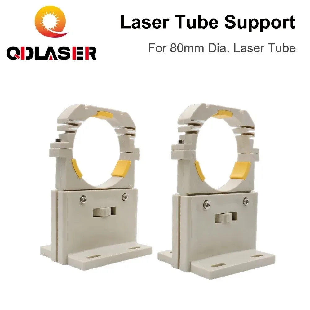 QDLASER RECI Co2 حامل أنبوب الليزر نماذج عالية وقصيرة قطر 80 مللي متر لآلة الحفر بالليزر 75-180 واط