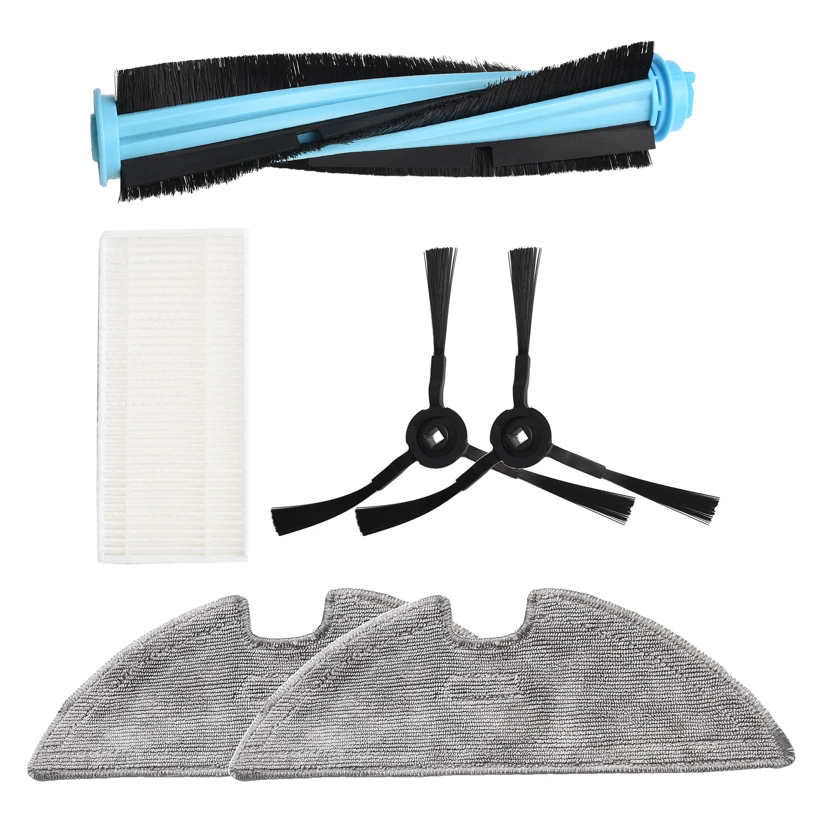 

For RoboVac L35 for Hybrid Replacement Cleaning Accessories Main Roller Brush Side Brushes Filter and Mop Cloths