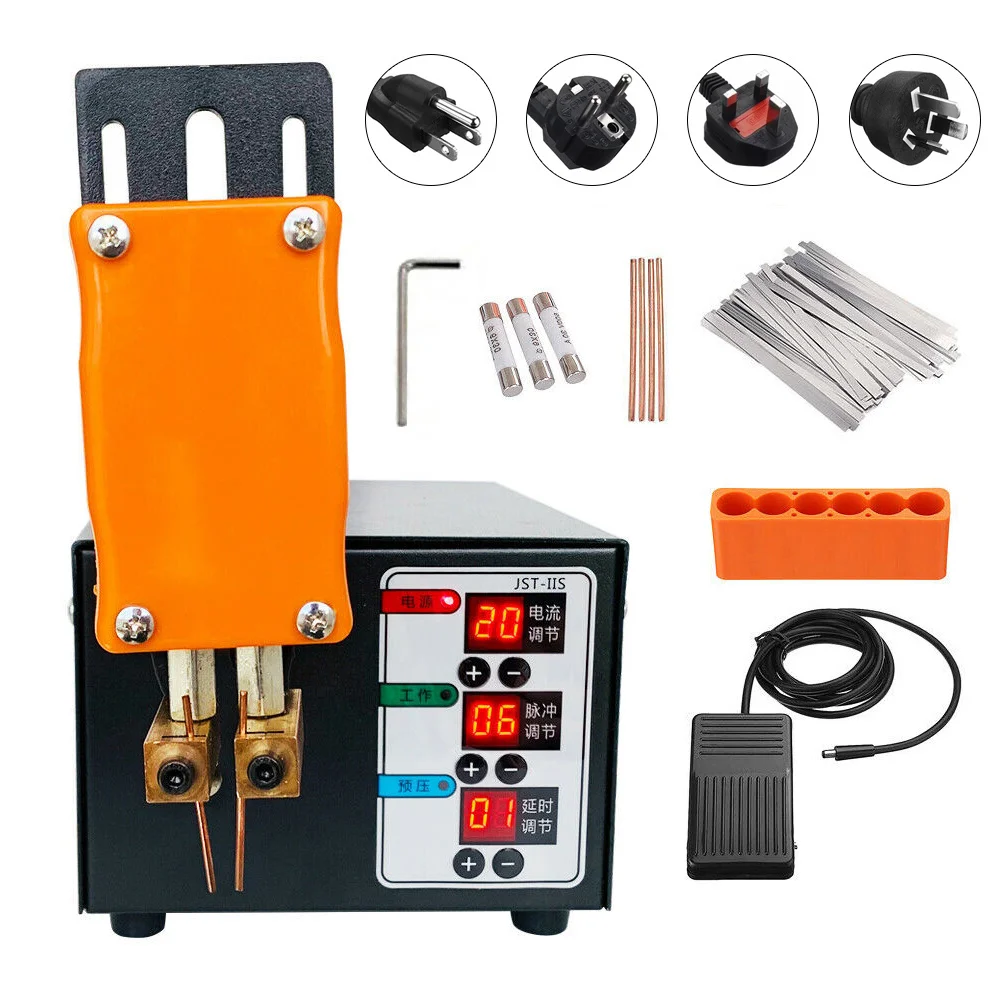 3KW Big Power Spot Welder For 18650 Battery Pack Spot Welding Mini Household Nickel Strip Welding Precision Pulse Welder Machine