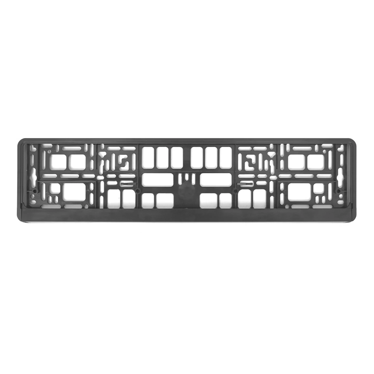 XCLPF 1PCS black color ABS Hydrographic Euro Car Licence Number Plate Surround Holder Frame For European Automobiles