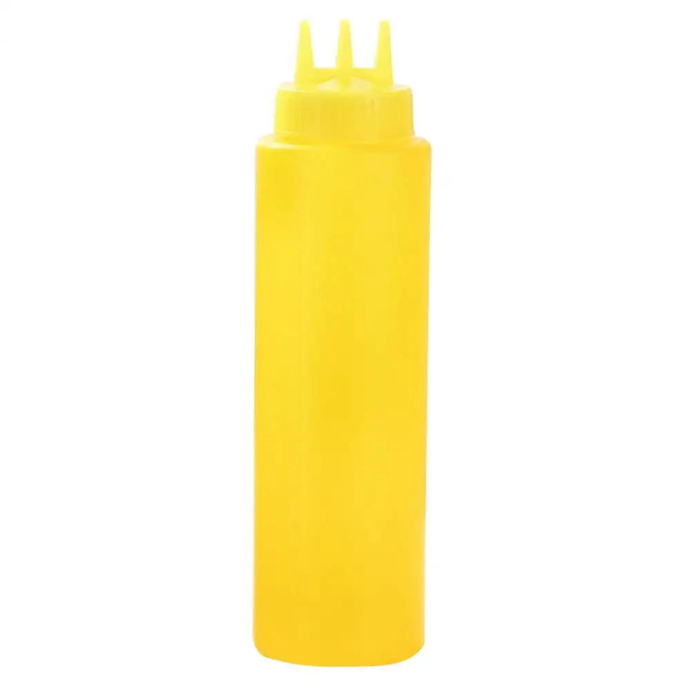 Daily Condiment Bottles Safe Versatile 3 Hole Large Capacity Condiment Bottles  Sauce Jar Food Grade