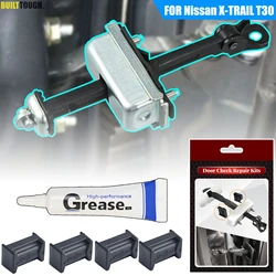 4Pcs Car Door Check Strap Check Assy Limiter Repair Kit Stopper Damping For Nissan X-TRAIL xtrail T30 T31 2000-2015 Sagging Door