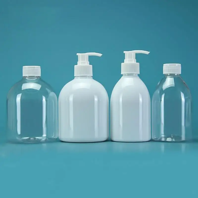 Nachfüllbare Duschgel-Pumpflasche 1 Stück 300ml 500ml Transparenter Leerer Spender für Shampoo Lotion Zuhause Badezimmer Reise – Detail 8