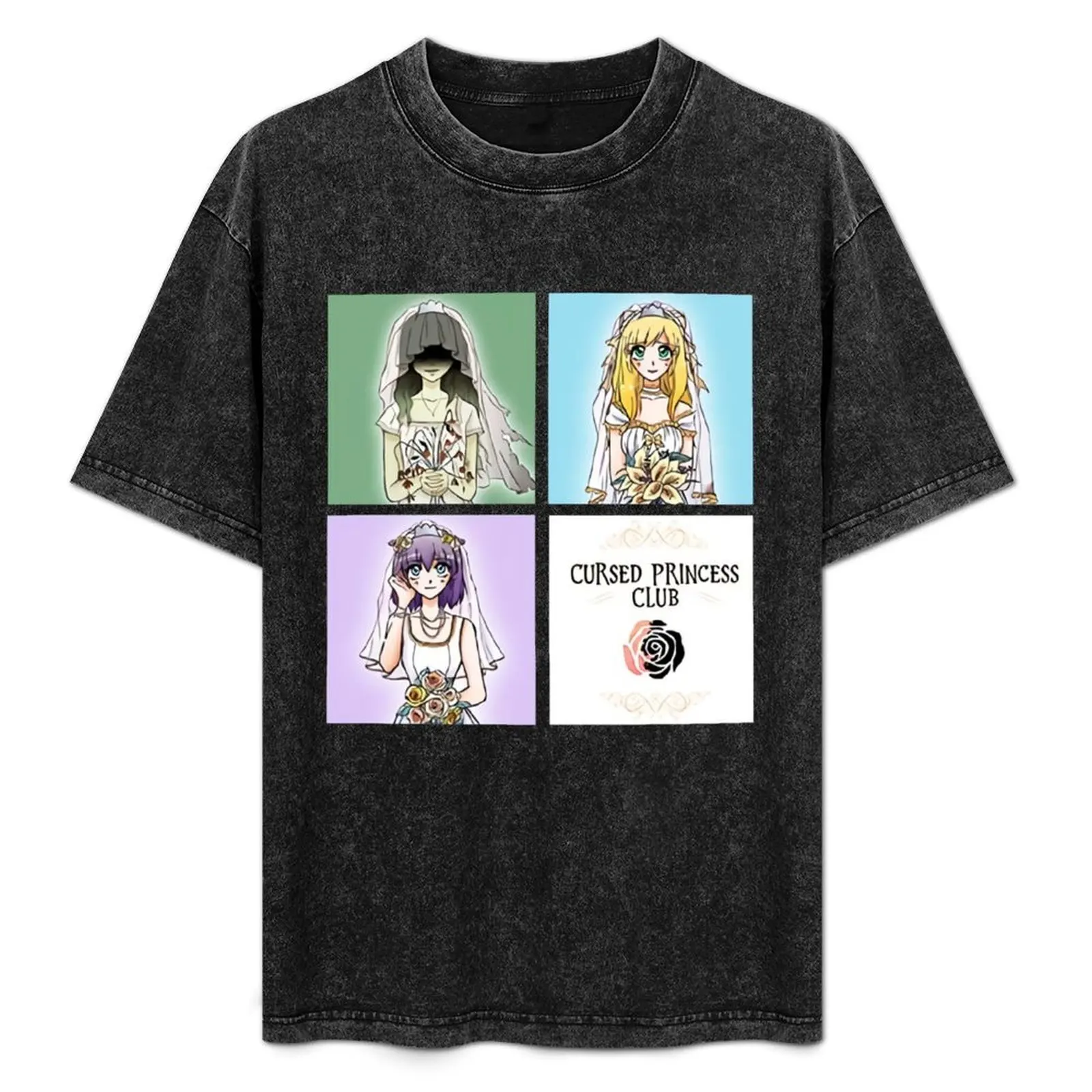 Cursed Princess Club T-Shirt Sweat Resistant Workout Tee Shirt