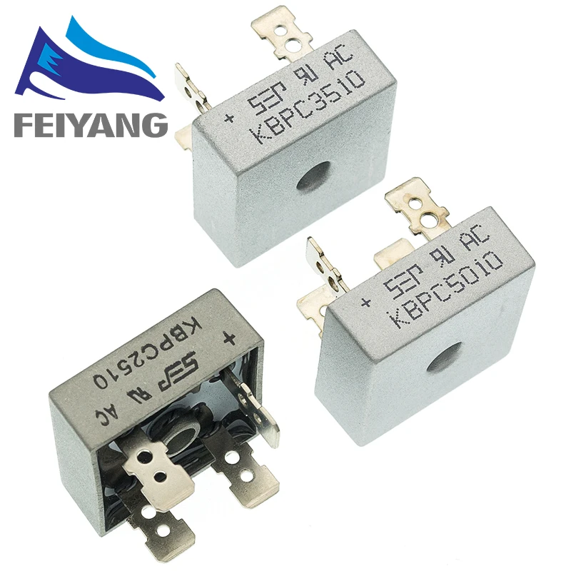 PLR 5pcs/lot power rectifier electronic componente diode bridge KBPC5010 50A 1000V bridges KBPC 5010