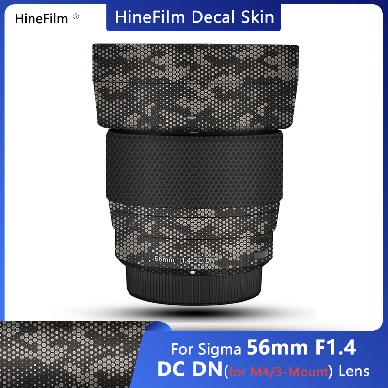 

for SIGMA 56mm F1.4 DC DN C m43 Lens Decal Skin 56 F1.4 Anti Scratch Wrap Cover 56-1.4 Lens Sticker Film