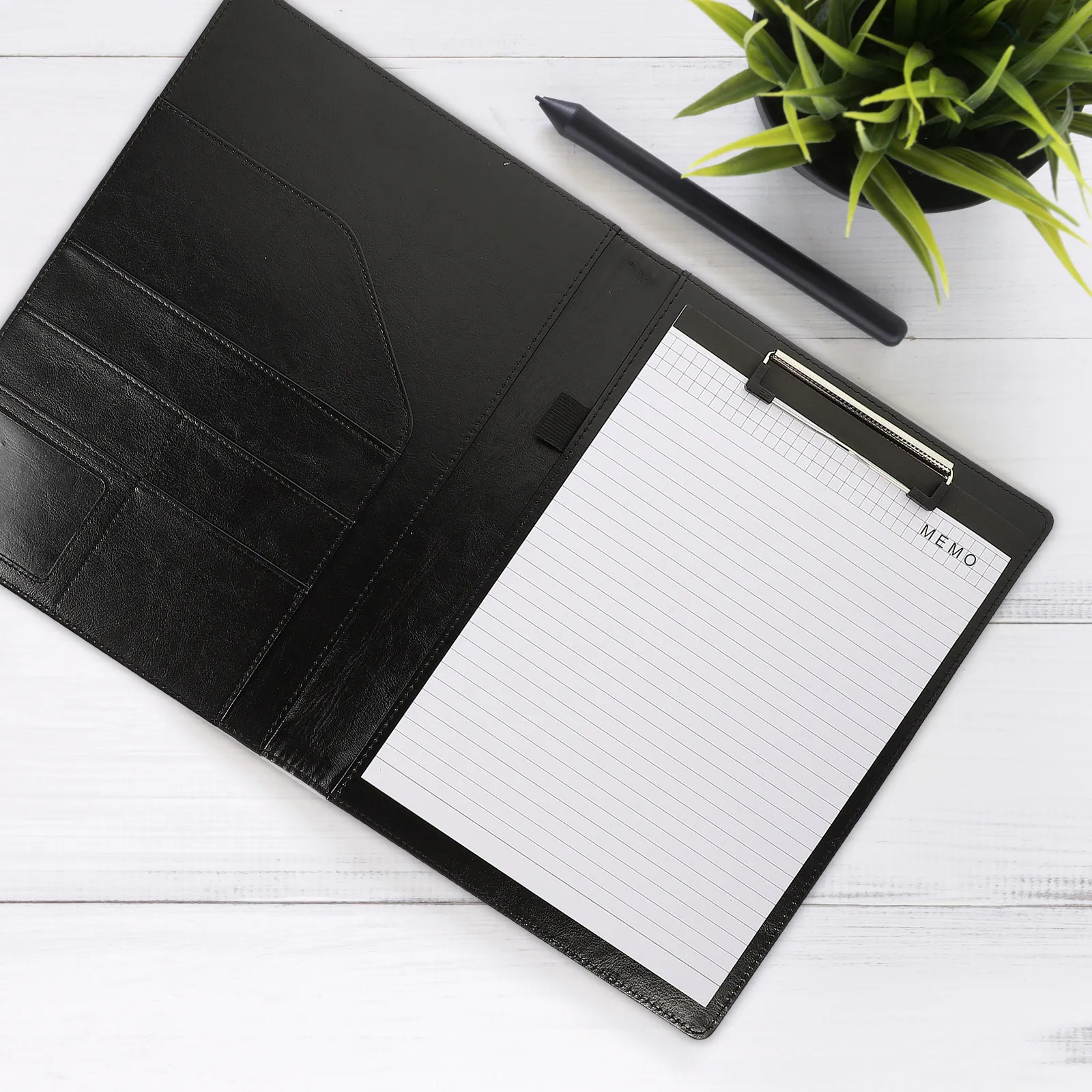 a4-size-file-folder-board-pu-document-organizer-portable-paper-storage-holder-for-office-school-conference-study