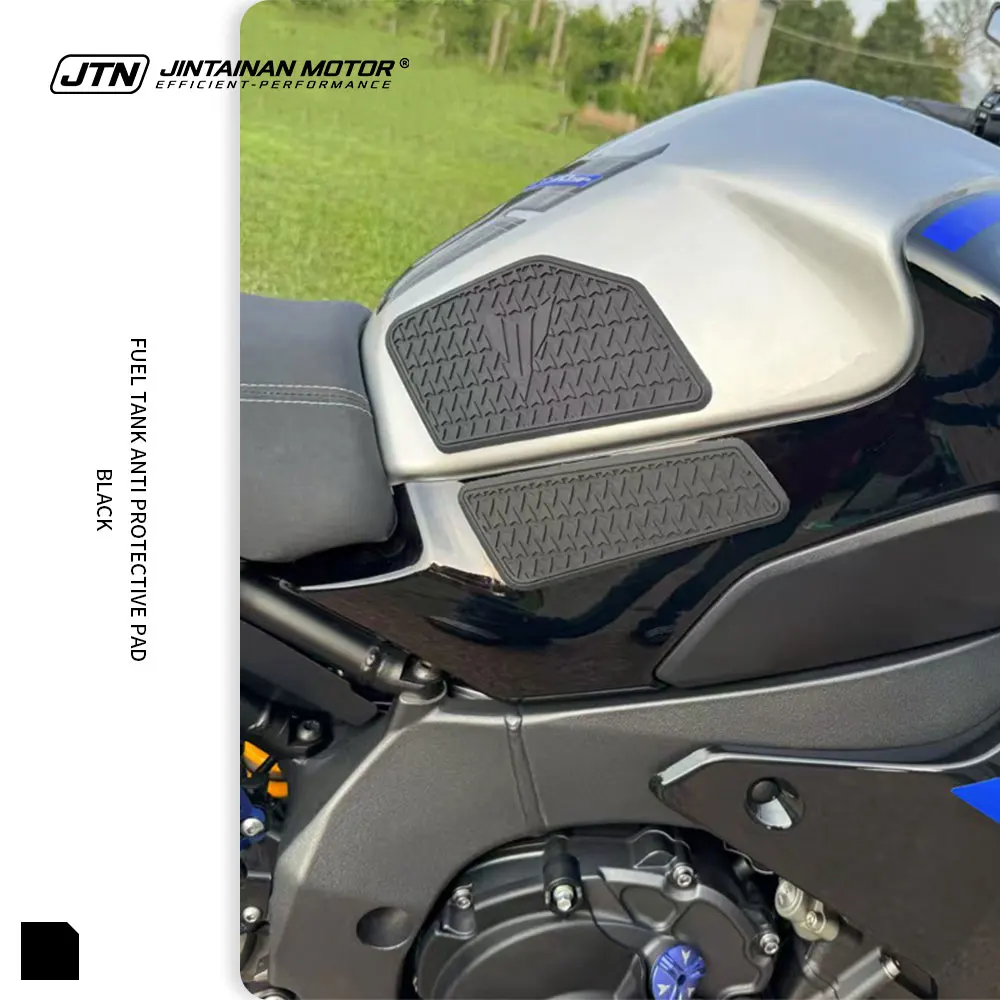 

JTN Motorcycle Tank Pad Protector Motorcycle Non-slip Waterproof For YAMAHA MT10 SP MT-10 2022-2026 Tank Rubber Sticker