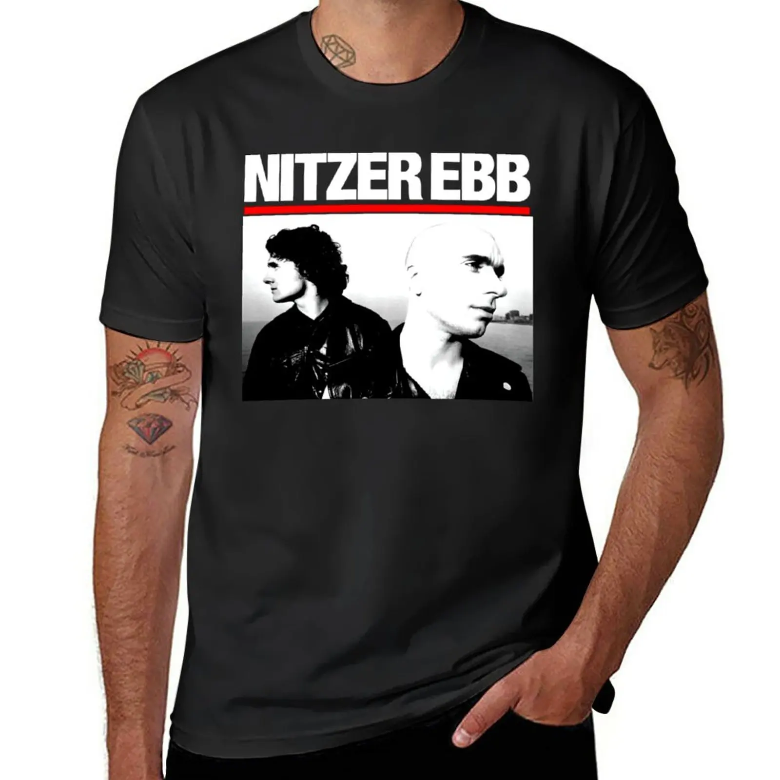 

New Nitzer Ebb 11 T-Shirt graphic t shirts vintage t shirt Men's t-shirt