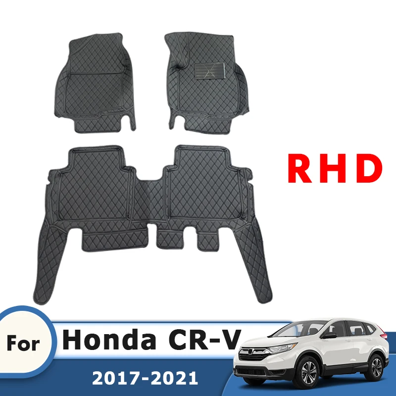 

RHD Carpets Foot Rug For Honda CR-V CRV RW 5th Gen 2023 2022 2021 2020 2019 2018 2017 Car Floor Mats Auto Interior Accessories