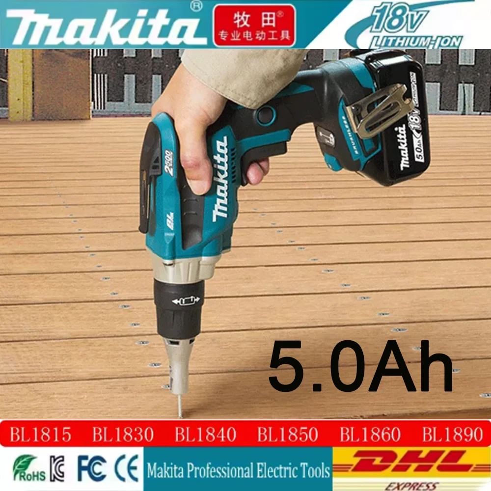 

BL1830 Makita Original 18V Makita 5000mAh Lithium ion Rechargeable Battery 18v drill Replacement Batteries BL1850 BL1860B BL1860