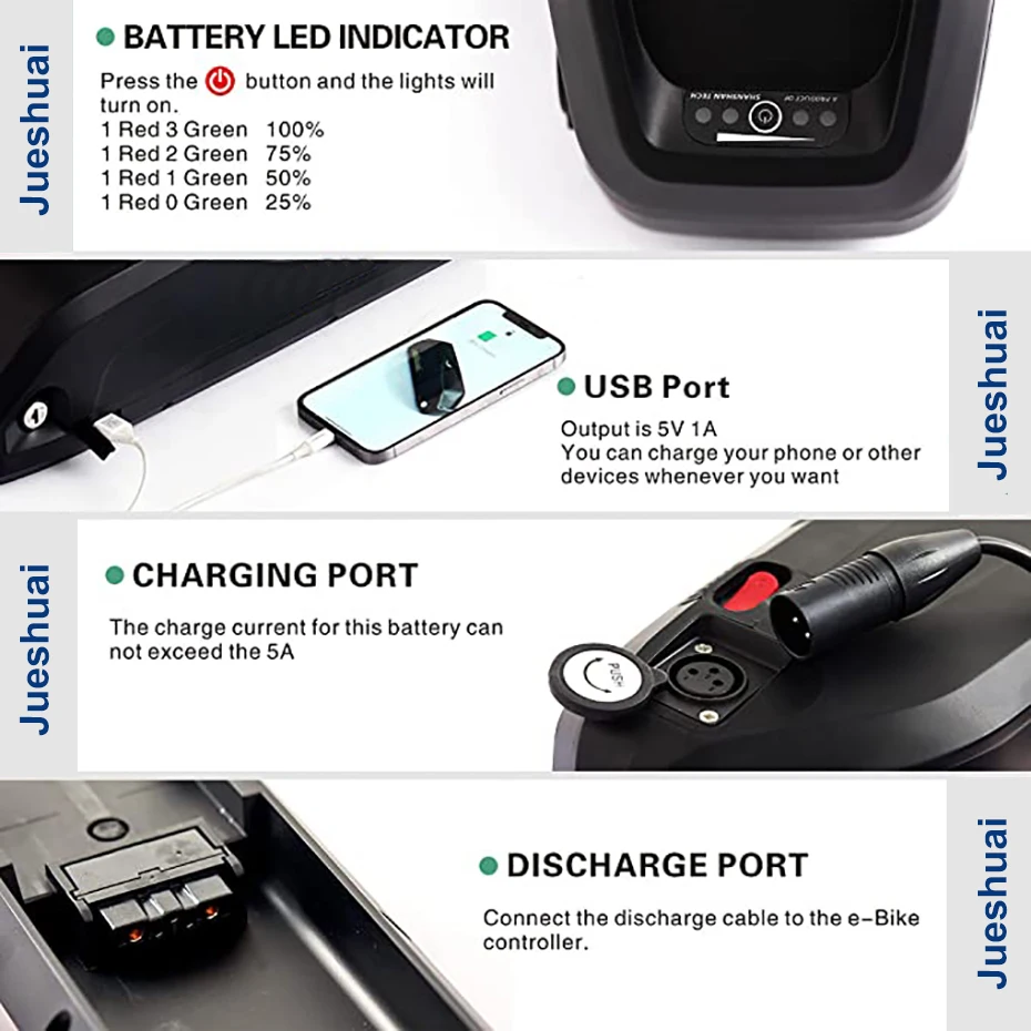 Electric Bike Kit with Battery Hailong 36V 15/16Ah Front Rear Hub Motor 250W 350W 500W Silver BAFANG Ebike Kit