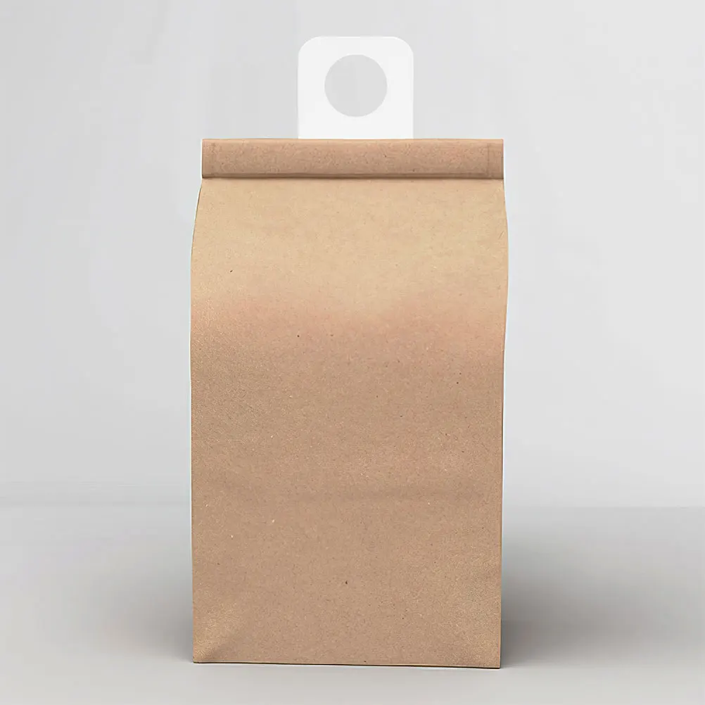 

500 Pcs Hook Sticker Hanging Display Tabs Clear Slot Hole Tags Hangers Adhesive Round Plastic