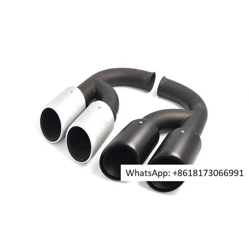 SYPES High Quality Aluminum Exhaust Muffler Tip Modification 10-14 Years Original Replacement Four Tips 1PC