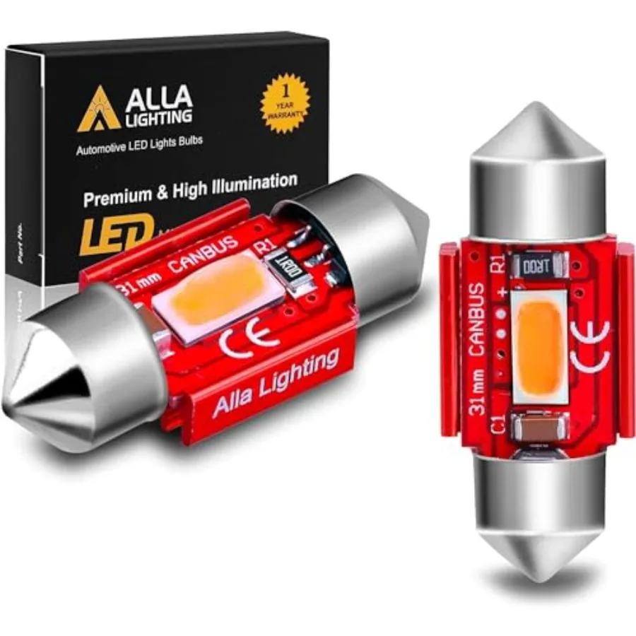Super Bright DE3022 DE3021 LED Bulbs, Dome, Map, Trunk, Step Courtesy Lights, 31mm 7065 3428 CAN-Bus Interior Festoon Lamps