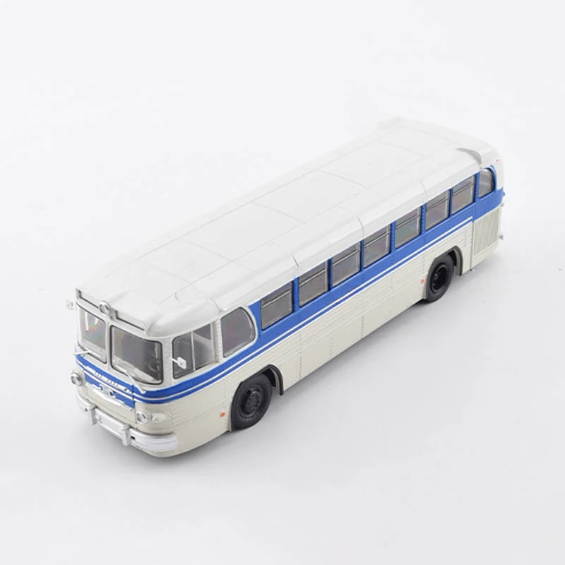 1:43 Soviet Experimental City Bus ZIS-129 Old Intercity Bus Model JAVN058 Bus Model Gift