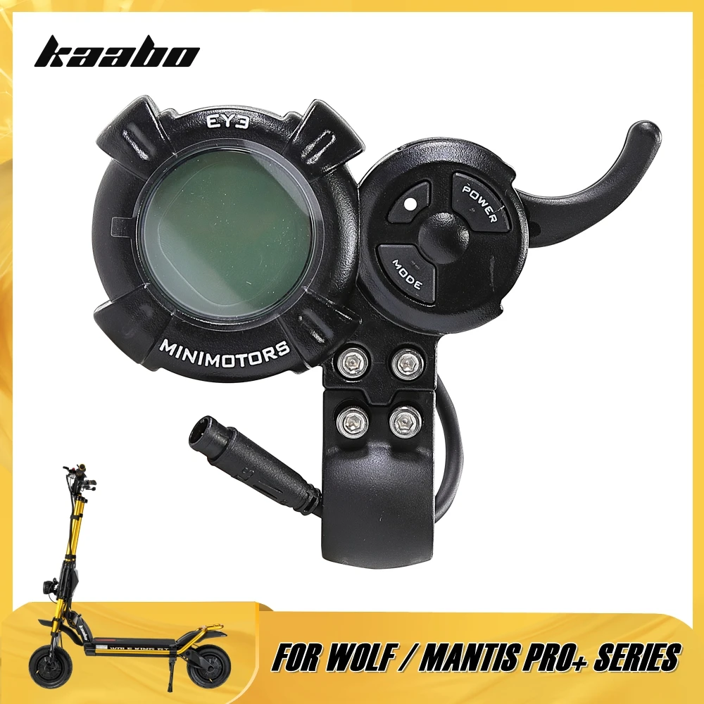 

Дисплей Minimotors EY3 для серии KAABO WOLF и MANTIS PRO+, включая дроссельную заслонку для электрического скутера 8 10 KING+ KING GT WARRIOR 11 X